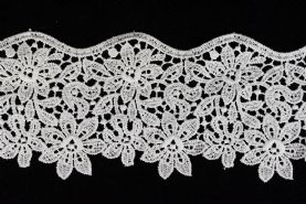 Very Wide 80mm or 31/2 Guipure Lace Trim  Available in 2 colours